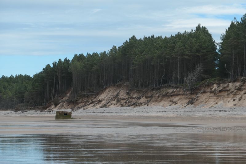 A bunker on the beach